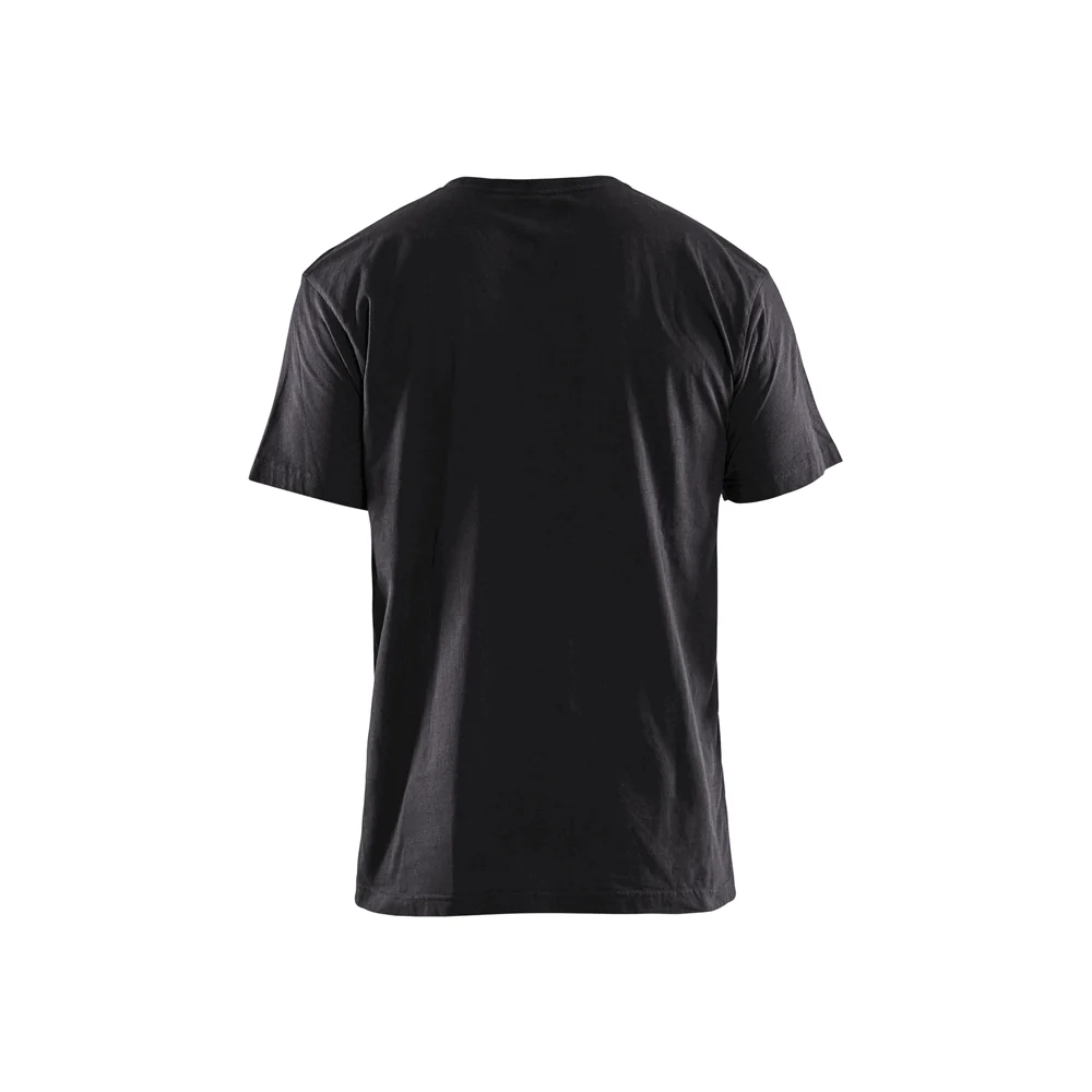 Short Sleeve Branded T-Shirt - 9900-Black | Blaklader 35551042