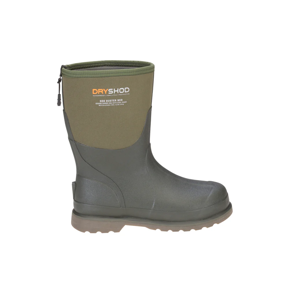 SOD BUSTER MID BOOT - MS-Moss & Grey | Dryshod SDBMMMS