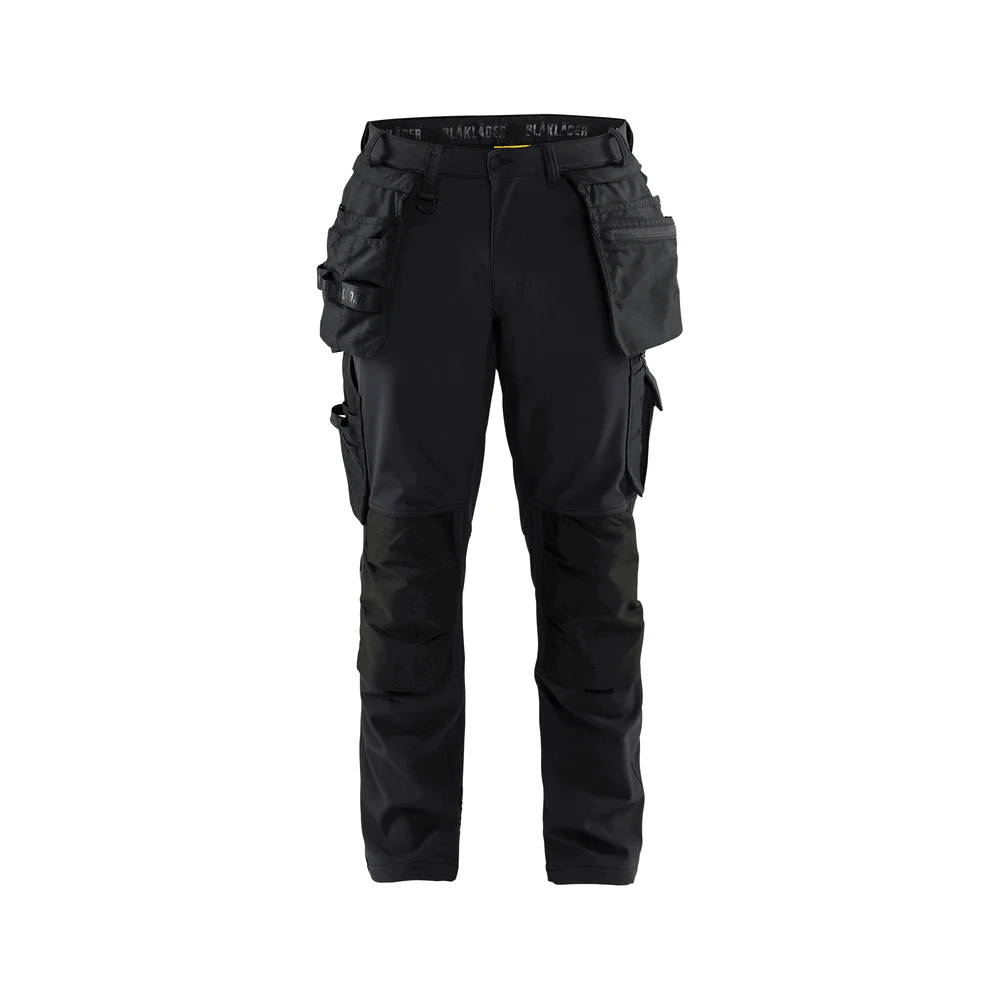 Softshell Pant - 9900-Black | Blaklader 16152513 - Image 2