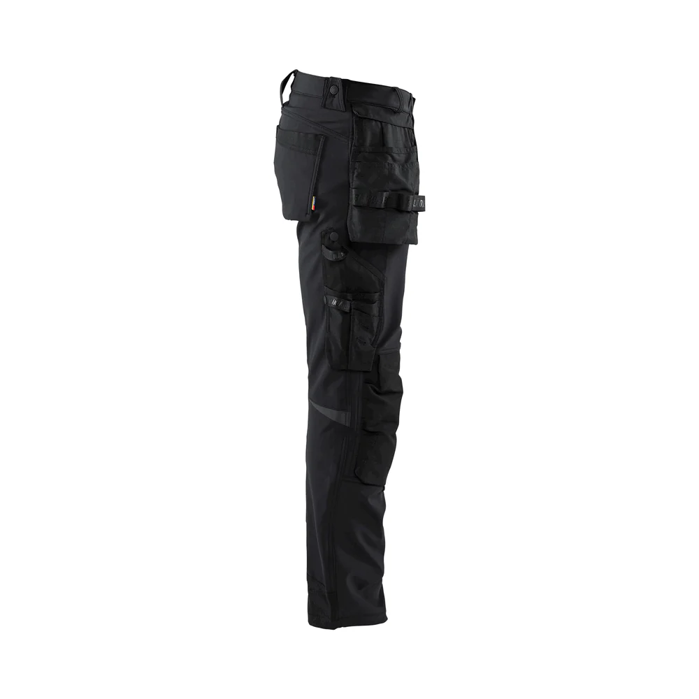 Softshell Pant - 9900-Black | Blaklader 16152513 - Image 3