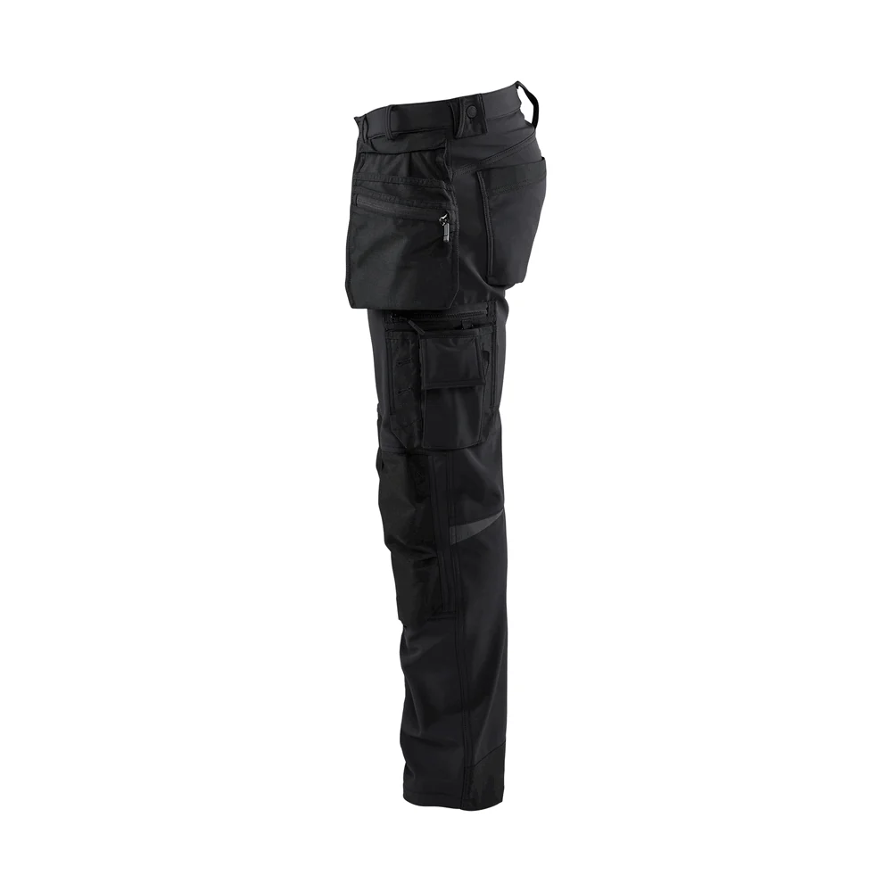 Softshell Pant - 9900-Black | Blaklader 16152513 - Image 4
