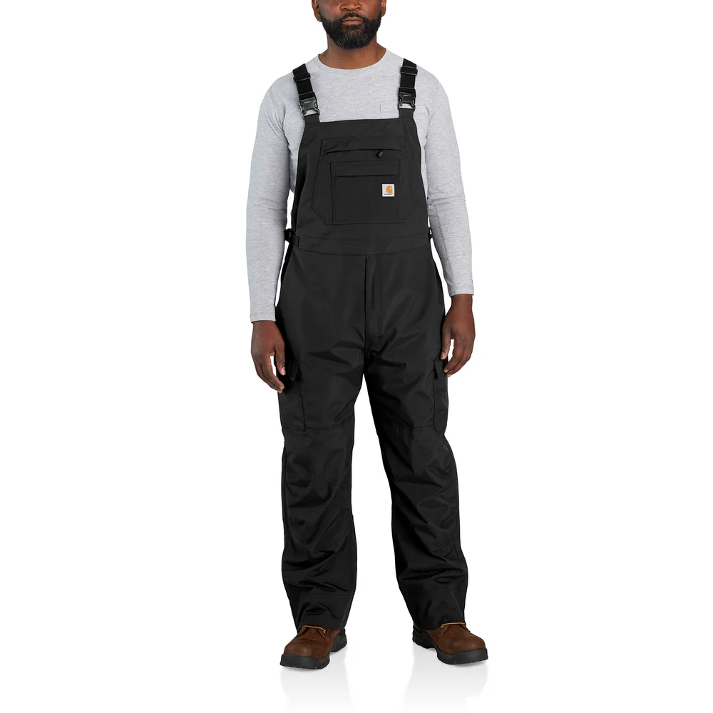 Storm Defender® Loose Fit Heavyweight Bib Overall - BLK-Black | Carhartt 104674 - Image 3