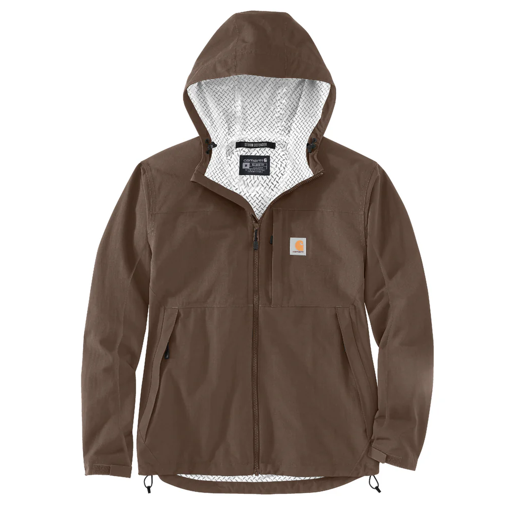 Storm Defender® Relaxed Fit Lightweight Packable Jacket - 217-Tarmac | Carhartt 105751 - Image 2