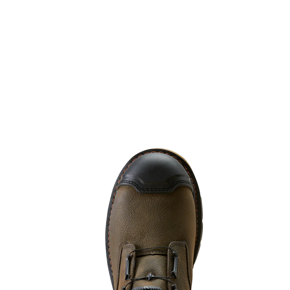 Stump Jumper 8" Boa Waterproof Composite Toe Work Boot - 200-Iron Coffee | Ariat 10048059 - Image 8