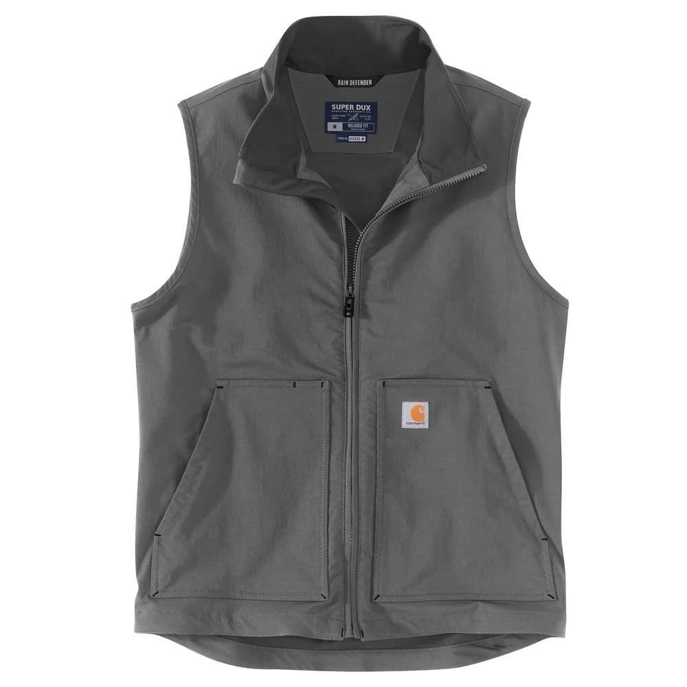 Super Dux™ Relaxed Fit Lightweight Softshell Vest - GVL-Gravel | Carhartt 105535