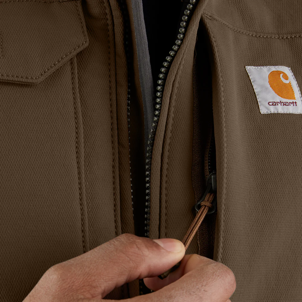 Super Dux™ Relaxed Fit Sherpa-Lined Vest - 205-Coffee | Carhartt 104999 - Image 6