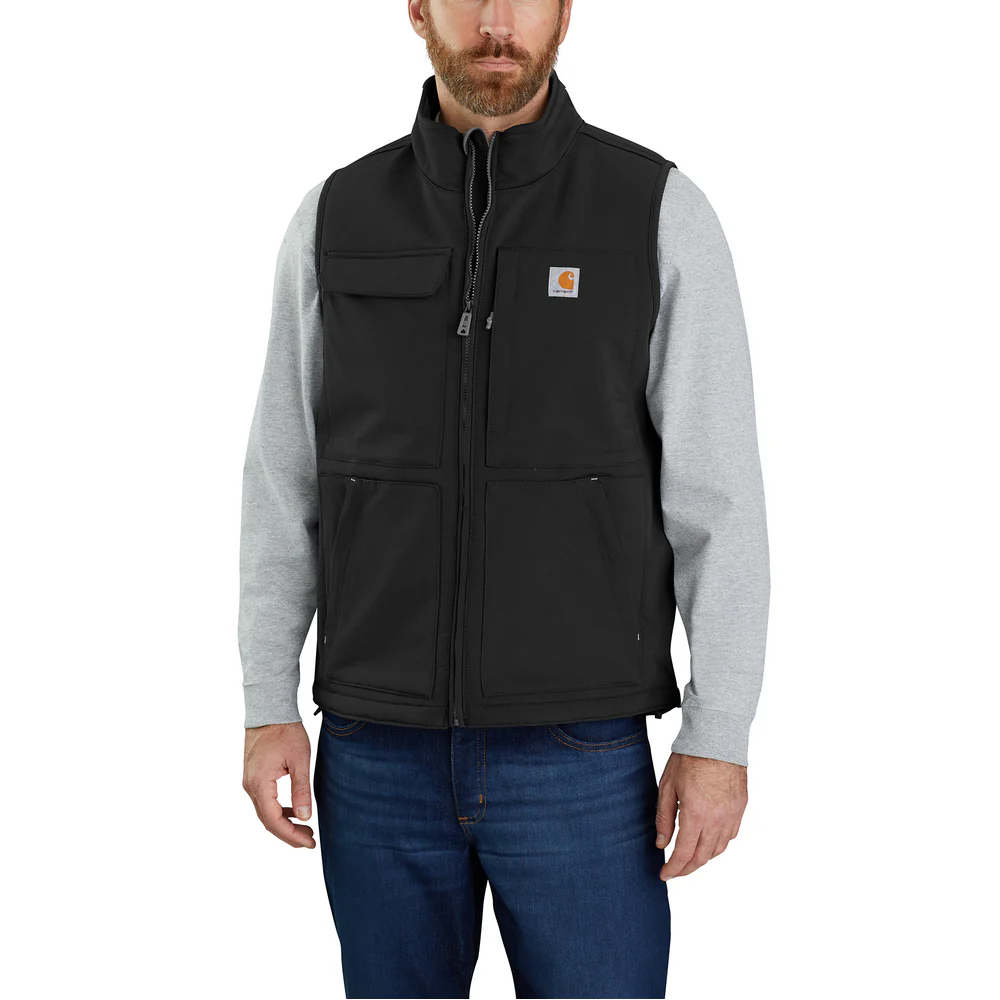 Super Dux™ Relaxed Fit Sherpa-Lined Vest - N04-Black | Carhartt 104999 - Image 2