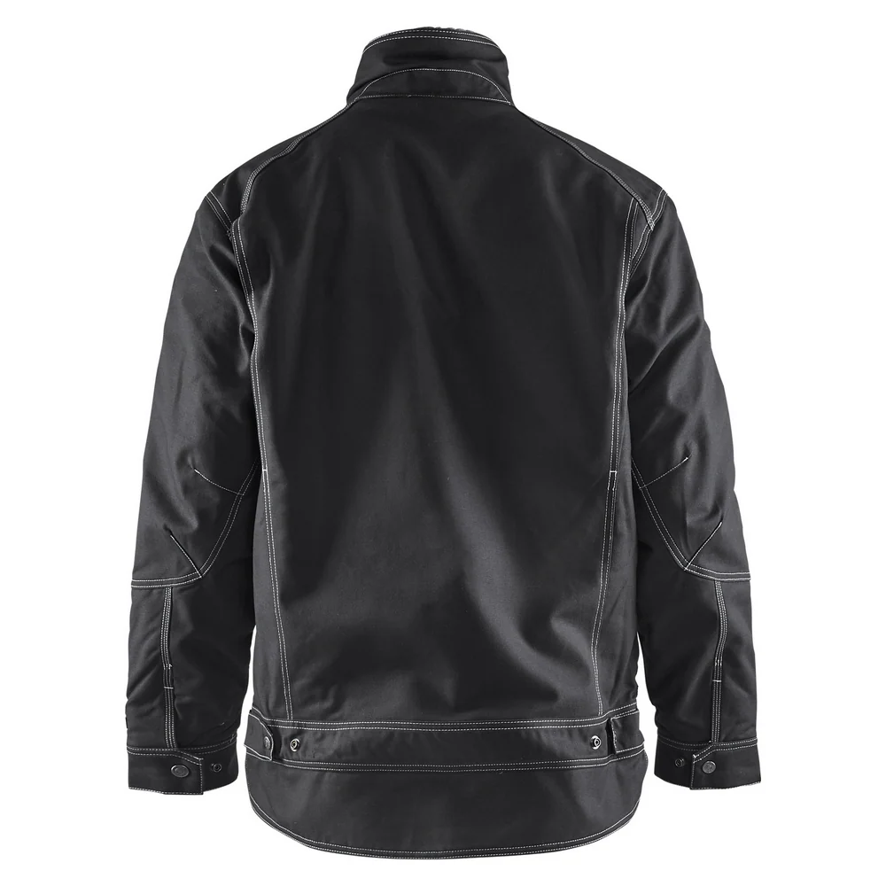 TOUGHGUY PILE LINED JACKET - 9900-Black | Blaklader 48161370 - Image 2