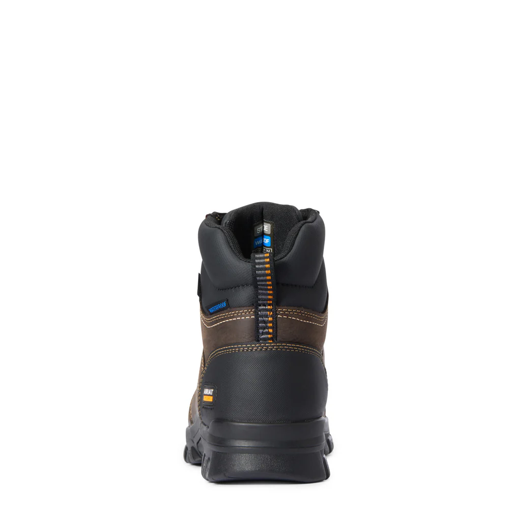 TREADFAST 6-INCH H2O STEEL TOE BOOT - 200-Brown | Ariat 10034673 - Image 3