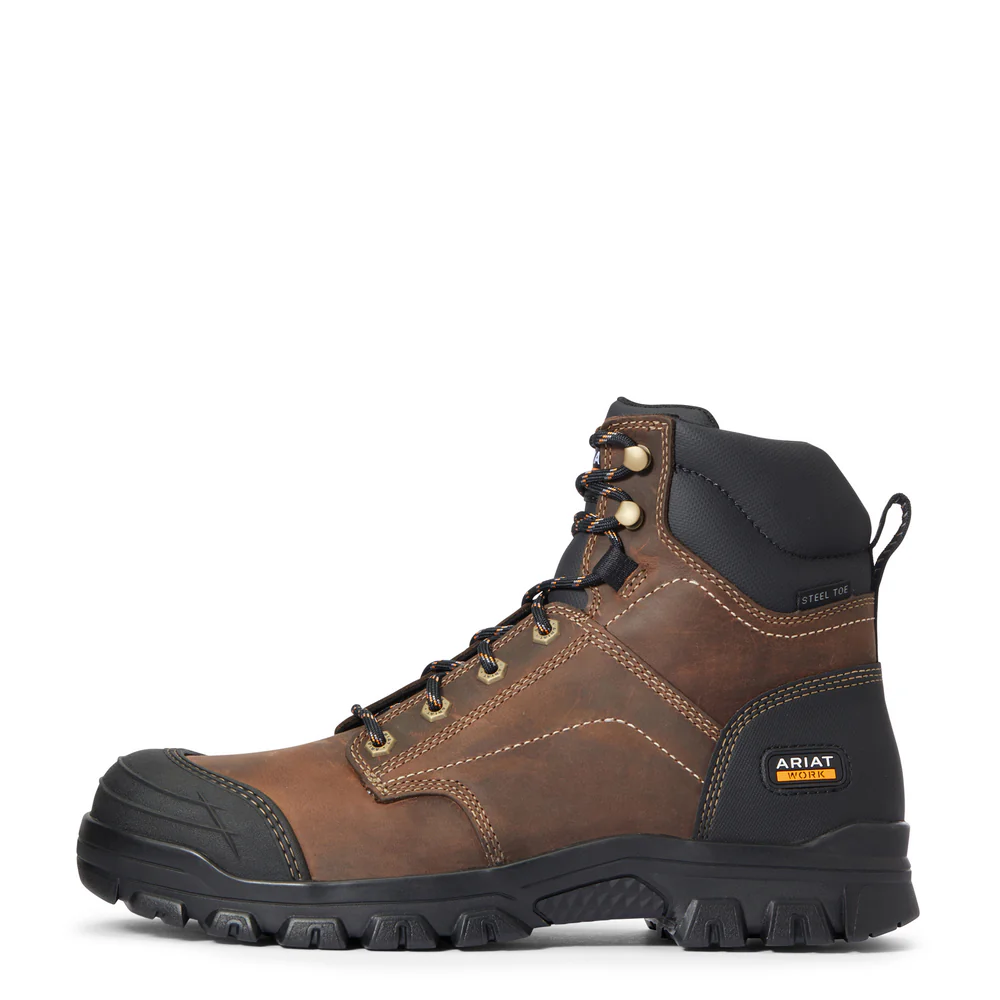 TREADFAST 6-INCH STEEL TOE BOOT - 200-Brown | Ariat 10034671 - Image 2