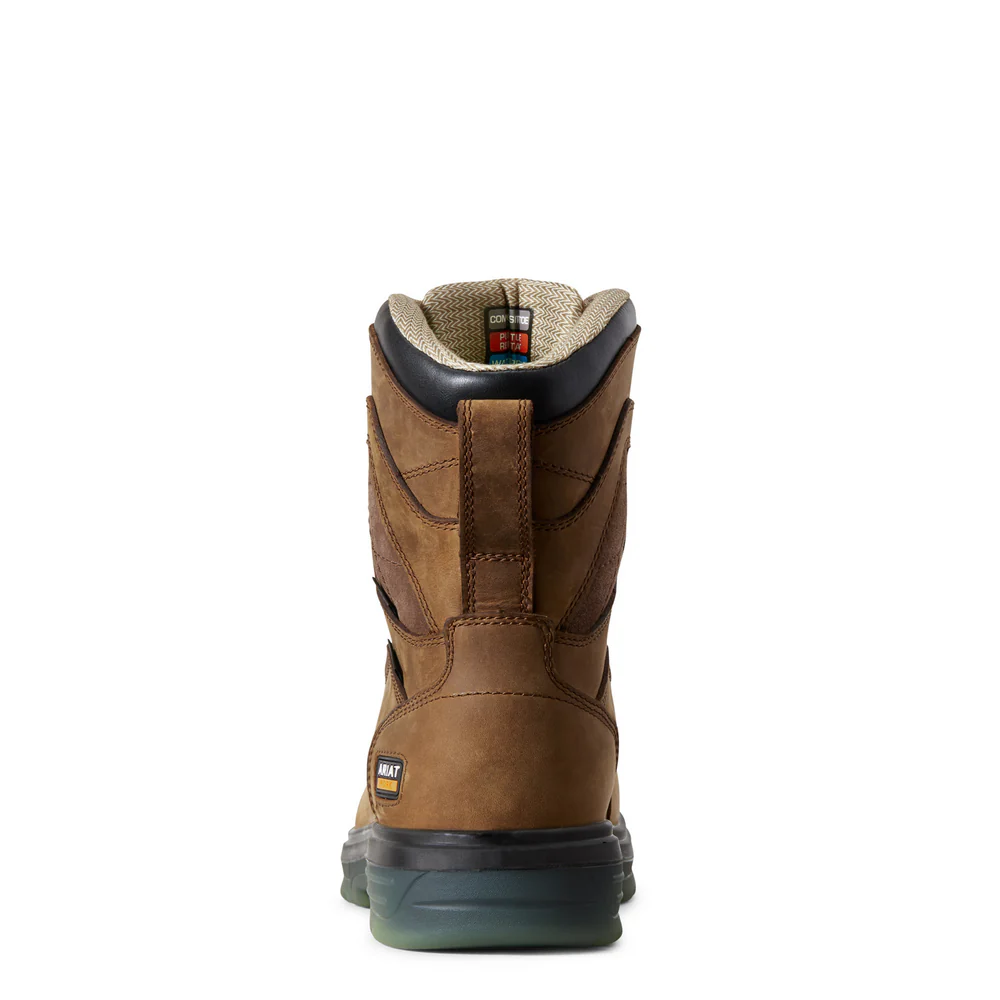 TURBO 8-INCH CSA H2O CARBON TOE BOOT - 200-Brown | Ariat 10029136 - Image 3