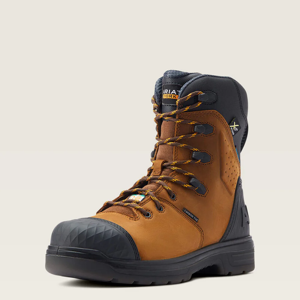 Turbo Outlaw 8" Csa Metguard Waterproof Carbon Toe Work Boot - 200-Barley Brown | Ariat 10033998