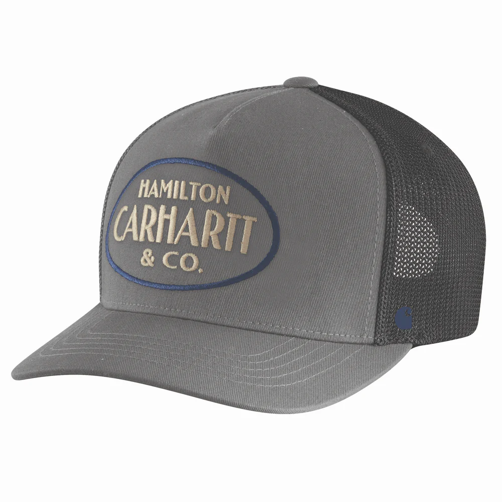 Twill Mesh-Back Hamilton Embroidered Cap - STL-Steel | Carhartt 106740 - Image 2