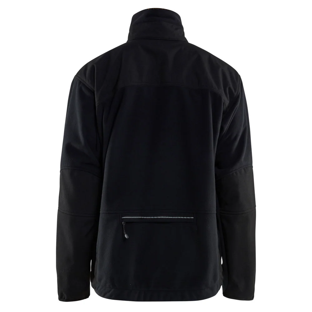 TWO FISTED FLEECE JACKET - 9900-Black | Blaklader 48552520 - Image 2