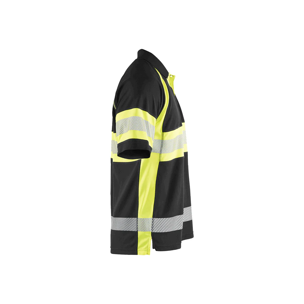 Visibility Polo - 9933-Black/Yellow Hi-Viz | Blaklader 34681051 - Image 3