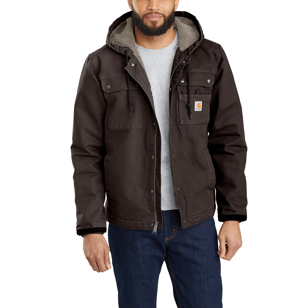 WASHED DUCK BARTLETT JACKET - DKB-Dark Brown | Carhartt 103826