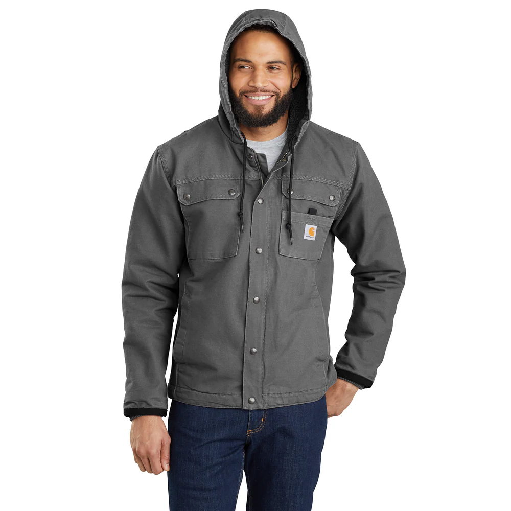 WASHED DUCK BARTLETT JACKET - GVL-Gravel | Carhartt 103826 - Image 3