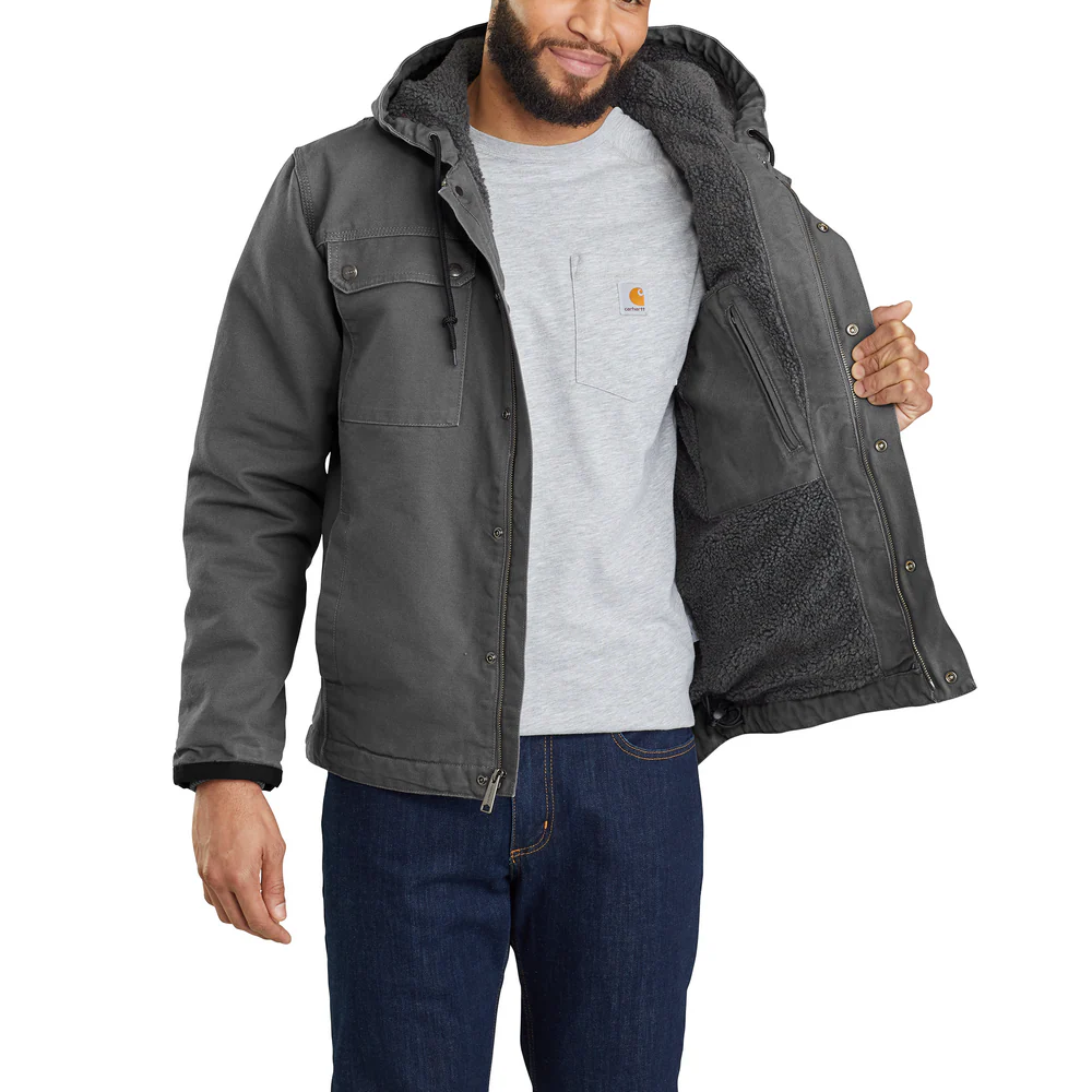 WASHED DUCK BARTLETT JACKET - GVL-Gravel | Carhartt 103826 - Image 4