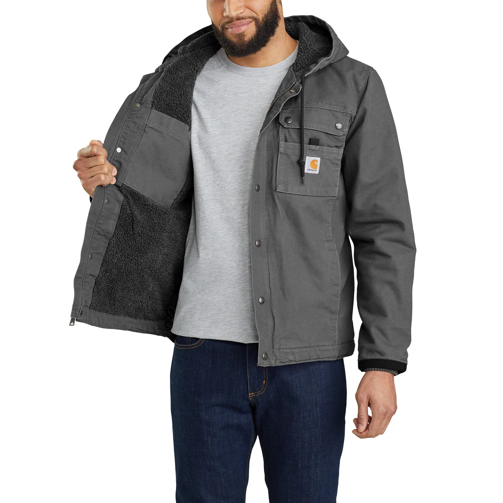 WASHED DUCK BARTLETT JACKET - GVL-Gravel | Carhartt 103826 - Image 5