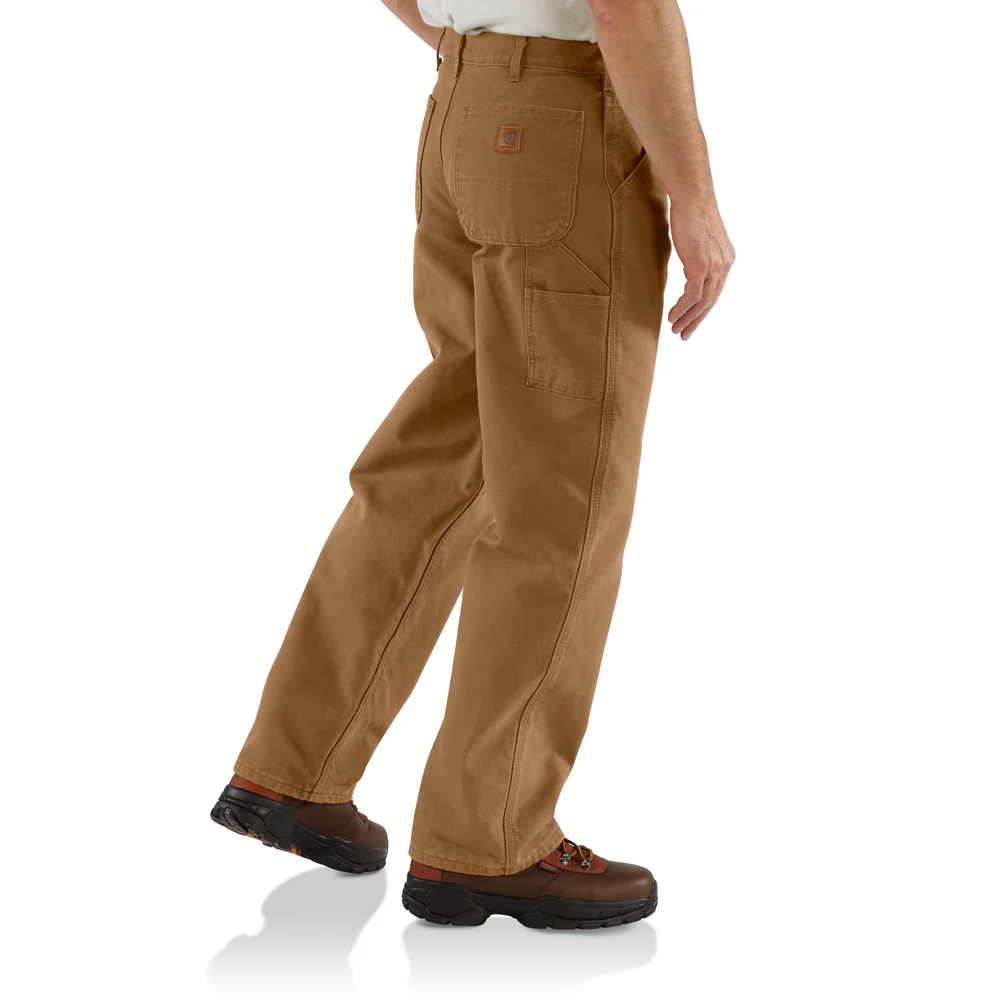 WASHED DUCK WORK DUNGAREE - BRN-Carhartt Brown | Carhartt B11 - Image 3