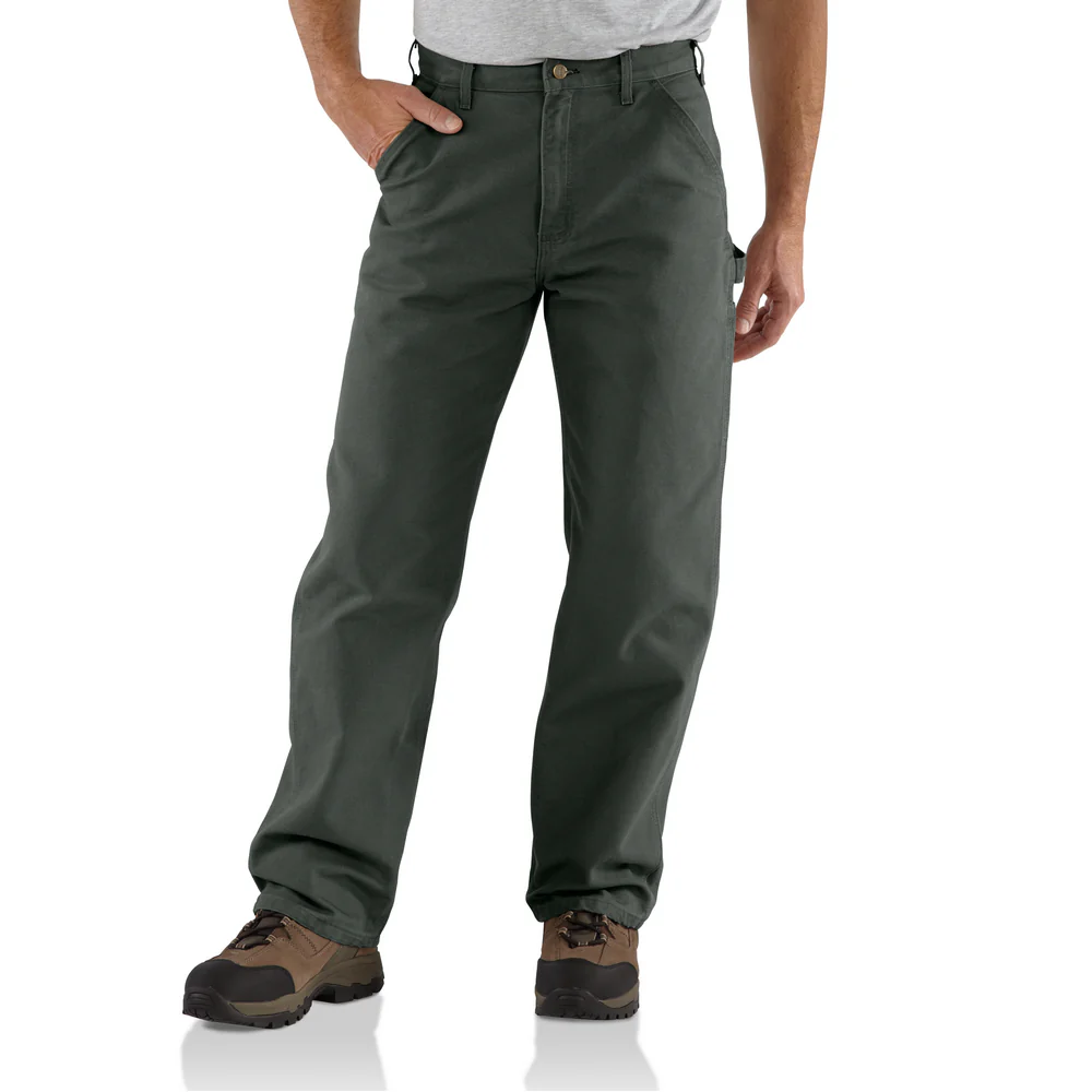 WASHED DUCK WORK DUNGAREE - MOS-Moss | Carhartt B11