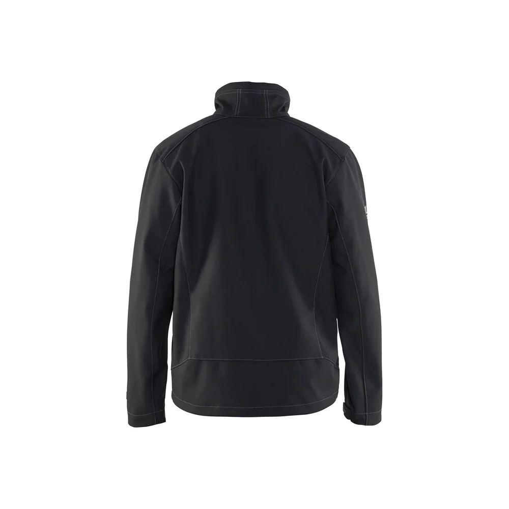 WATERPROOF SOFT SHELL JACKET - 9900-Black | Blaklader 49572517 - Image 2