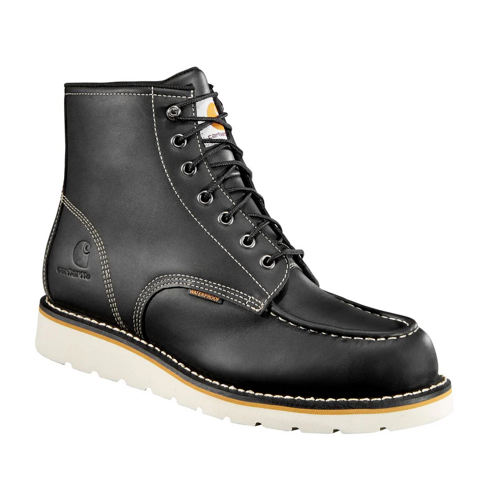 WEDGE 6-INCH MOC TOE WORK BOOT - BLK-Black | Carhartt CMW6191 - Image 2
