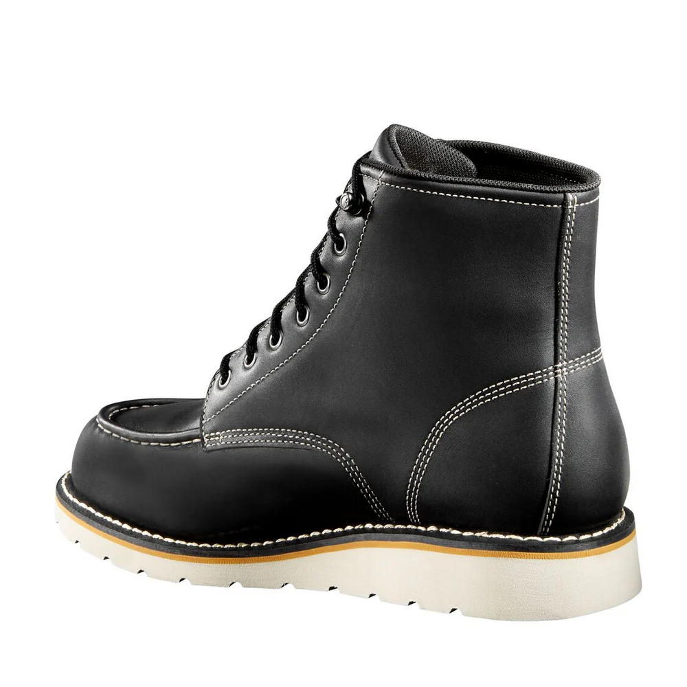 WEDGE 6-INCH MOC TOE WORK BOOT - BLK-Black | Carhartt CMW6191 - Image 4