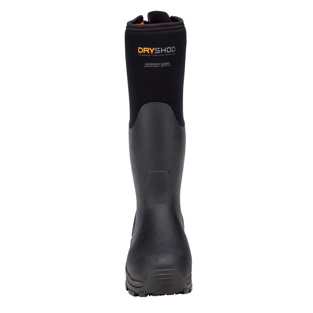 WOMEN'S HAYMAKER GUSSET BOOT - BK-Black | Dryshod HAYGWHBK - Image 4