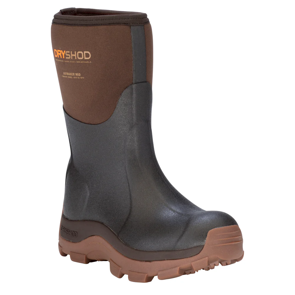 WOMEN'S HAYMAKER MID BOOT - BR-Brown | Dryshod HAYWMBR - Image 3