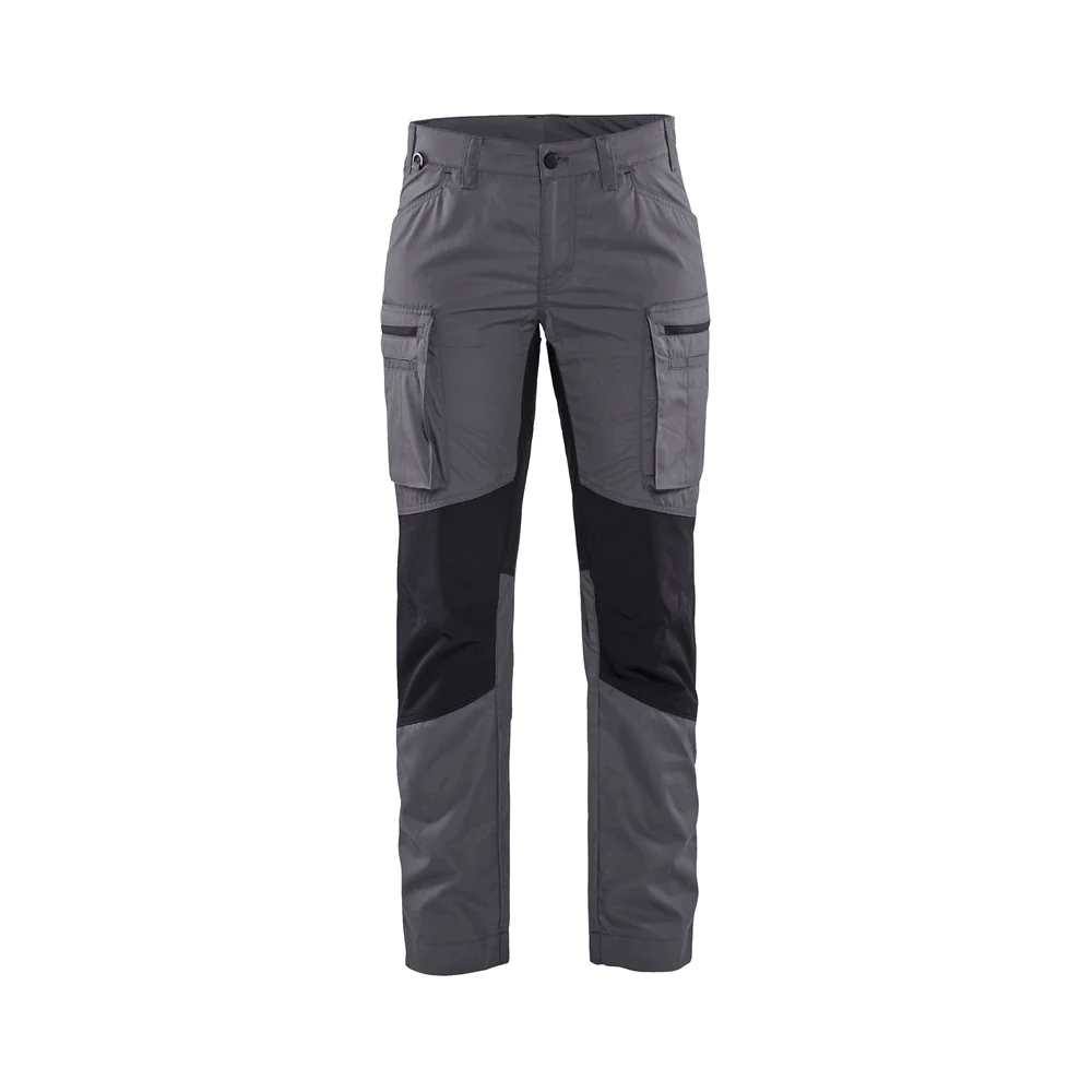 Women'S Service Stretch Pants - 9699-Grey/Black | Blaklader 71531845 - Image 2