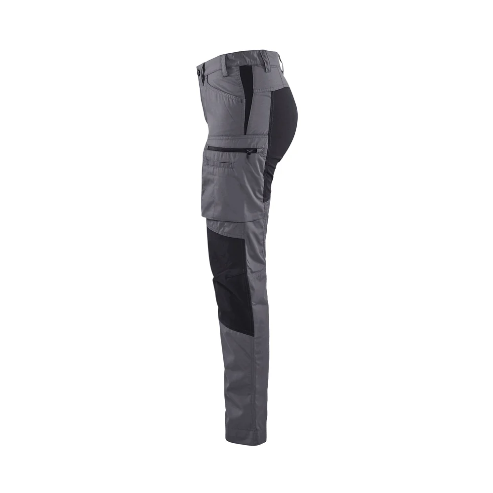 Women'S Service Stretch Pants - 9699-Grey/Black | Blaklader 71531845 - Image 4