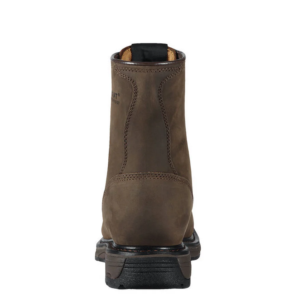 WORKHOG 8-INCH WATERPROOF WORK BOOT - 200-Brown | Ariat 10011939 - Image 3