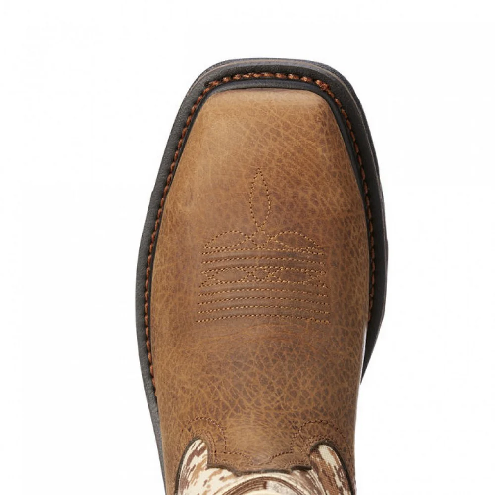 WORKHOG PATRIOT STEEL TOE BOOT - 200-Brown | Ariat 10022968 - Image 3