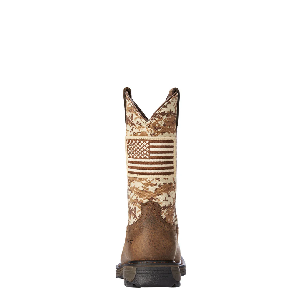 WORKHOG PATRIOT WORK BOOT - 200-Brown | Ariat 10023100 - Image 3
