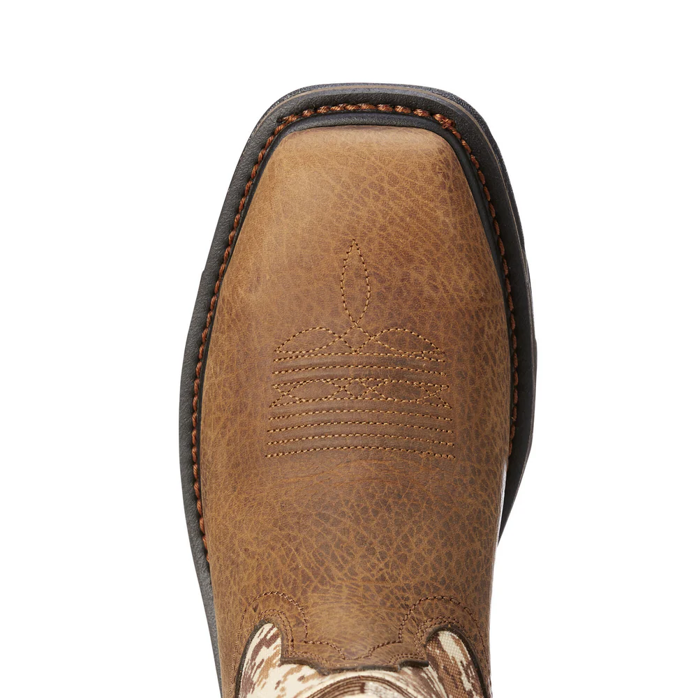 WORKHOG PATRIOT WORK BOOT - 200-Brown | Ariat 10023100 - Image 4