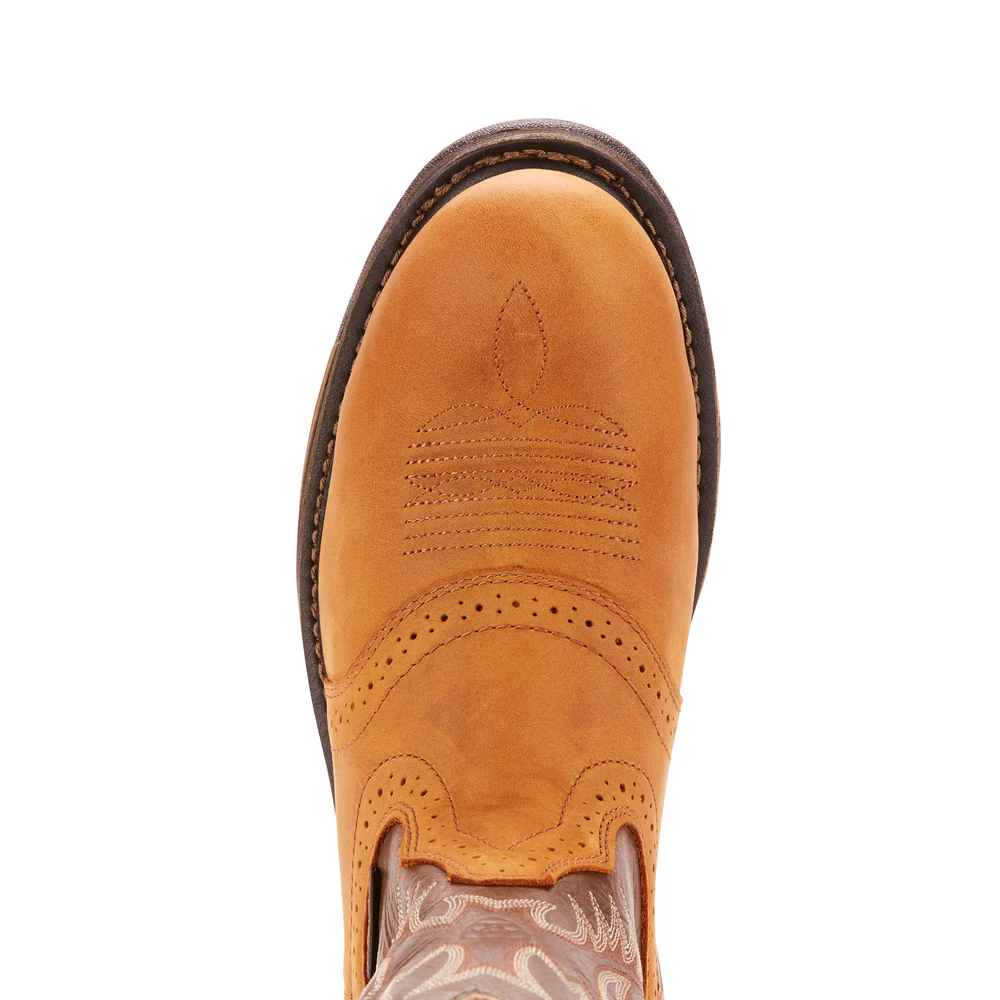 WORKHOG PULL-ON COMPOSITE TOE BOOT - 200-Brown | Ariat 10001191 - Image 4