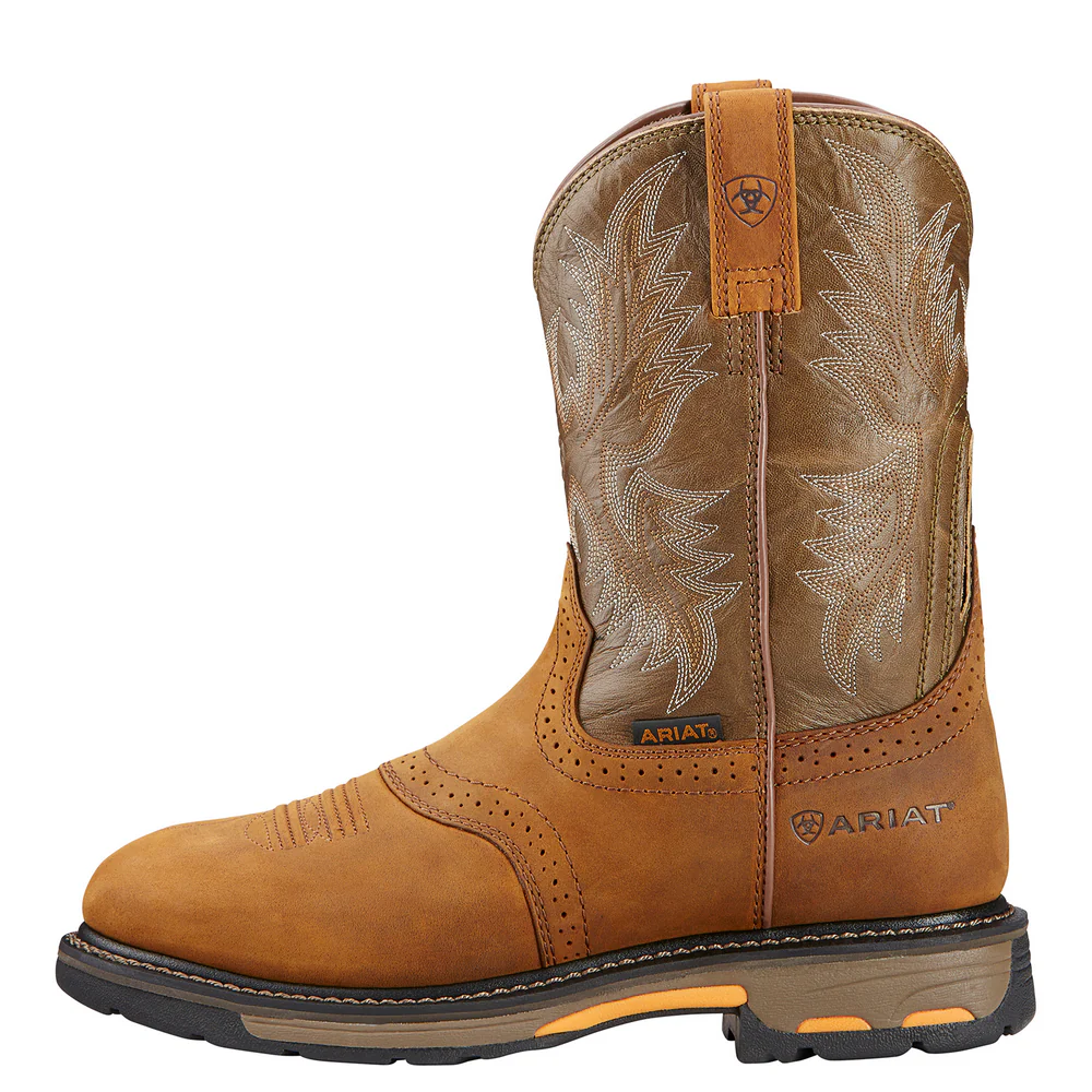 WORKHOG PULL-ON WORK BOOT - 200-Brown | Ariat 10001188 - Image 2