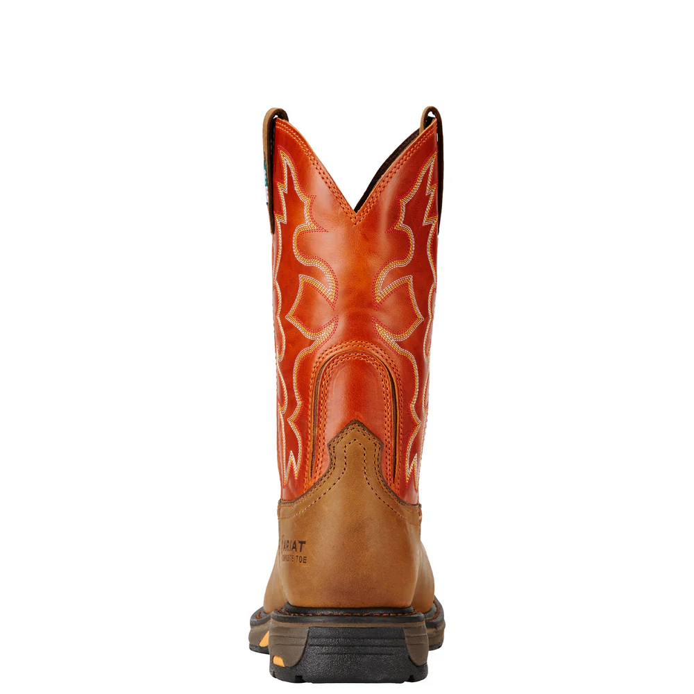 WORKHOG WIDE SQUARE COMPOSITE TOE CSA BOOT - 200-Brown | Ariat 10017170 - Image 3