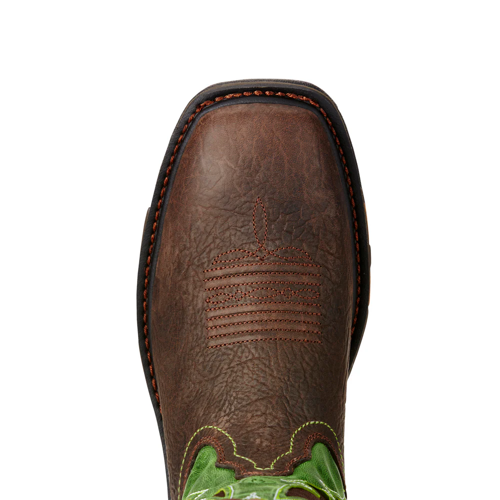 WORKHOG WIDE SQUARE COMPOSITE TOE VENTTEK BOOT - 200-Brown | Ariat 10020084 - Image 4