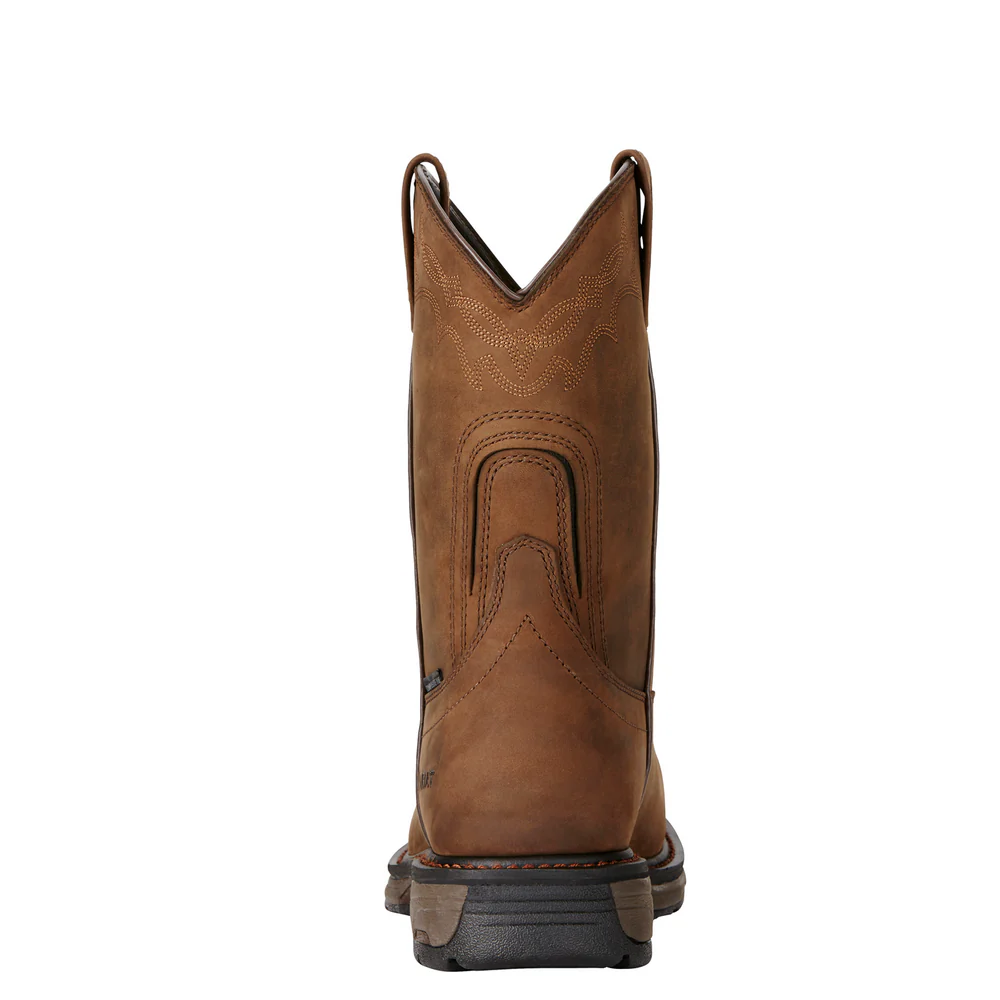 WORKHOG WIDE SQUARE COMPOSITE TOE WATERPROOF BOOT - 200-Brown | Ariat 10020092 - Image 3