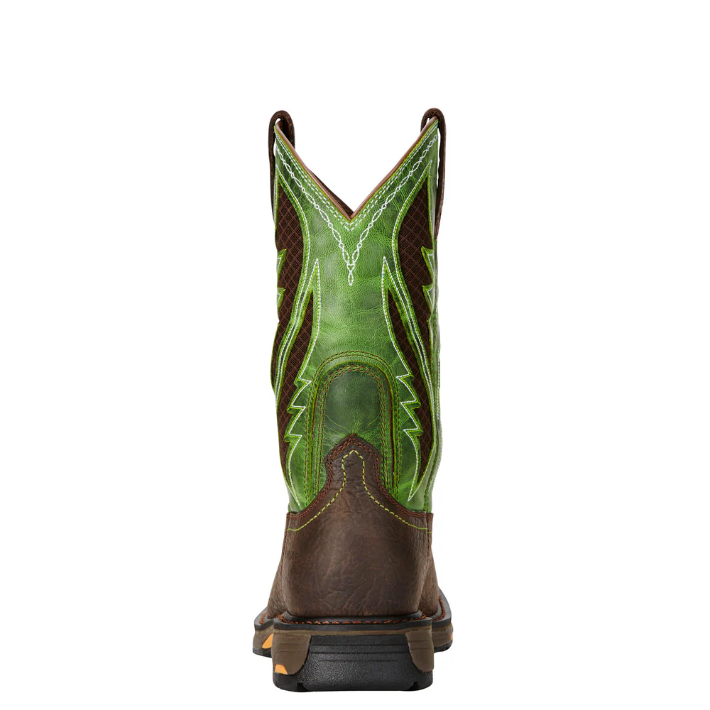 WORKHOG WIDE SQUARE TOE WORK BOOT - 200-Brown | Ariat 10020083 - Image 3