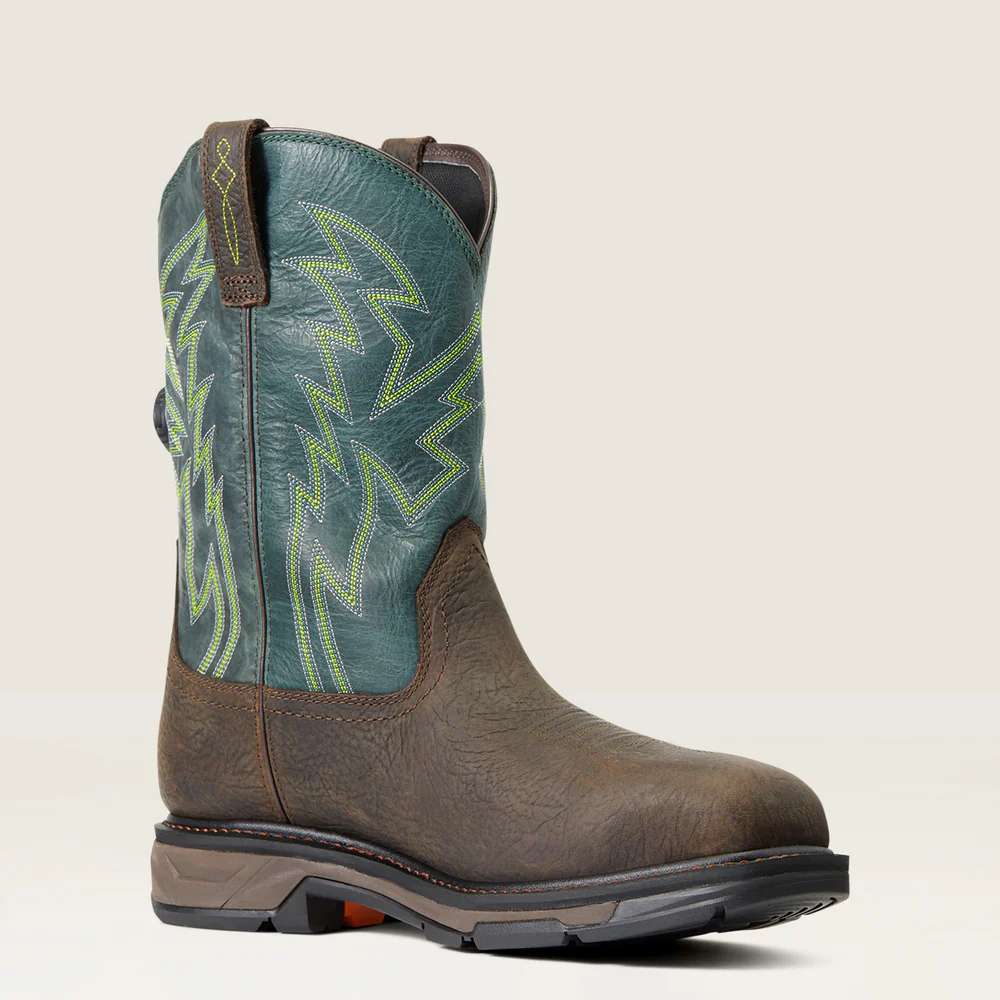 Workhog Xt Boa Waterproof Carbon Toe Work Boot - 200-Bruin Brown | Ariat 10038924 - Image 4