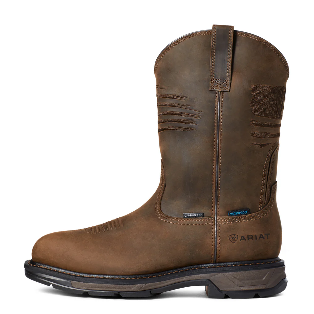 WORKHOG XT PATRIOT H2O COMPOSITE TOE BOOT - 200-Brown | Ariat 10036002 - Image 2