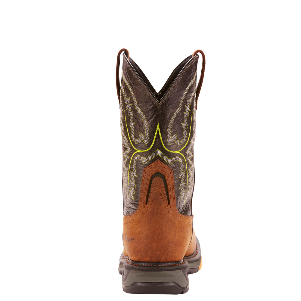 WORKHOG XT SQUARE TOE WATERPROOF WORK BOOT - 200-Brown | Ariat 10024971 - Image 3