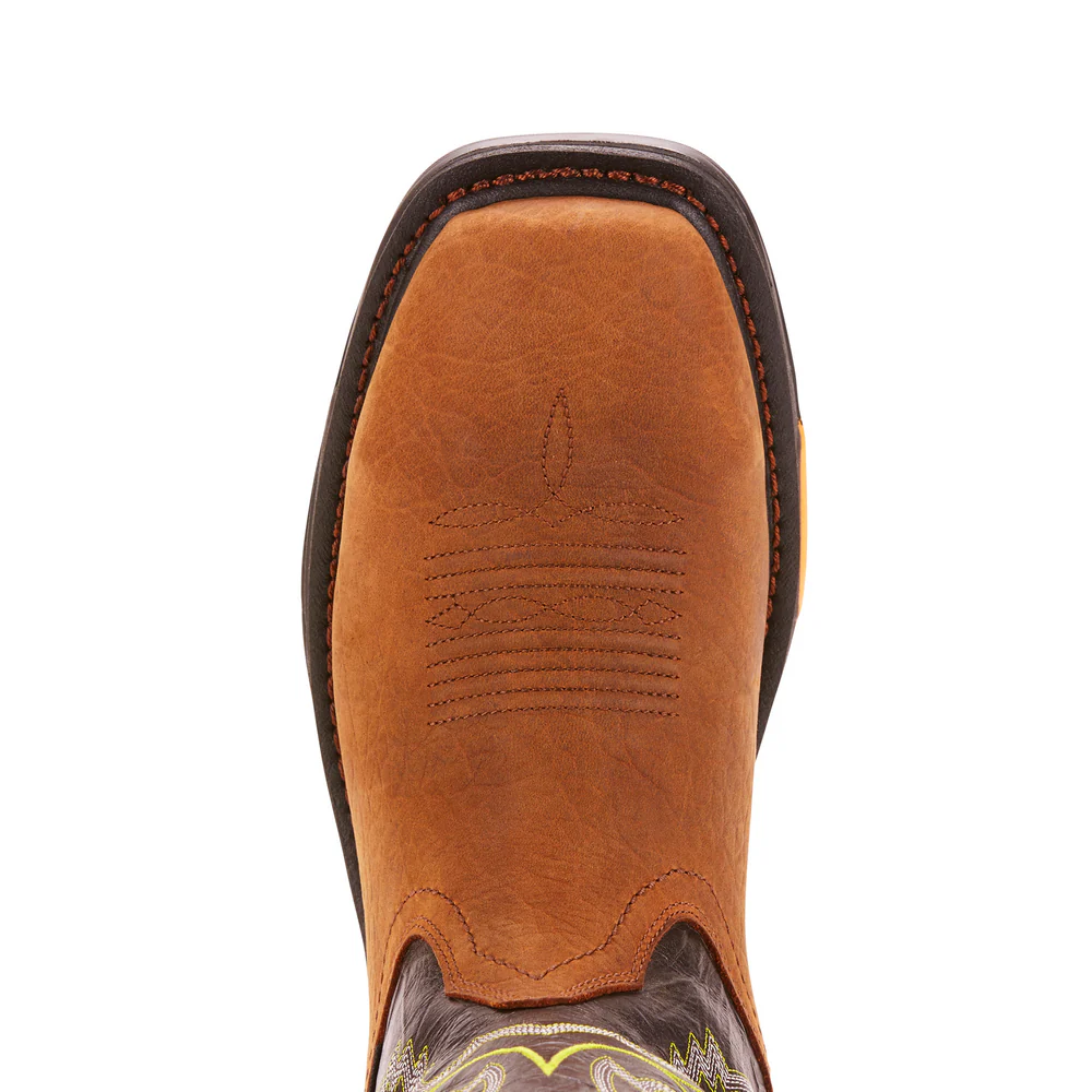 WORKHOG XT SQUARE TOE WATERPROOF WORK BOOT - 200-Brown | Ariat 10024971 - Image 4