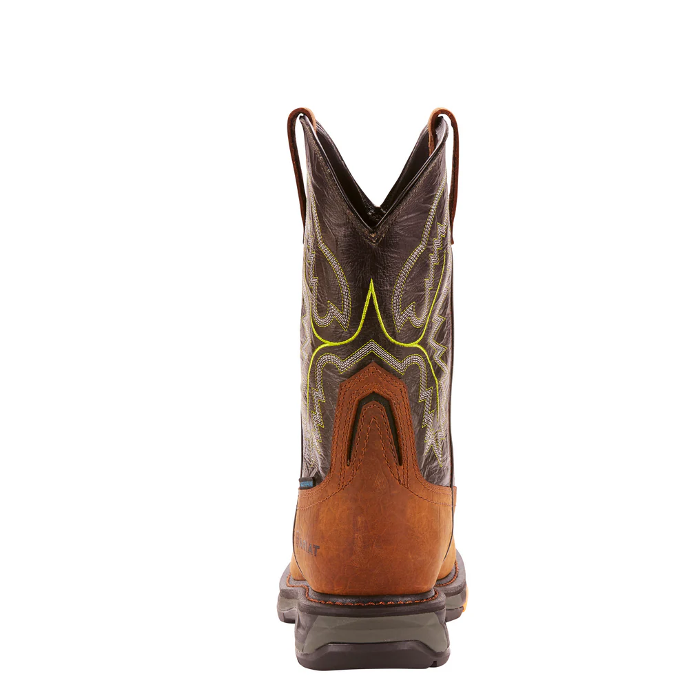 WORKHOG XT SQUARE WATERPROOF CARBON TOE BOOT - 200-Brown | Ariat 10024966 - Image 3