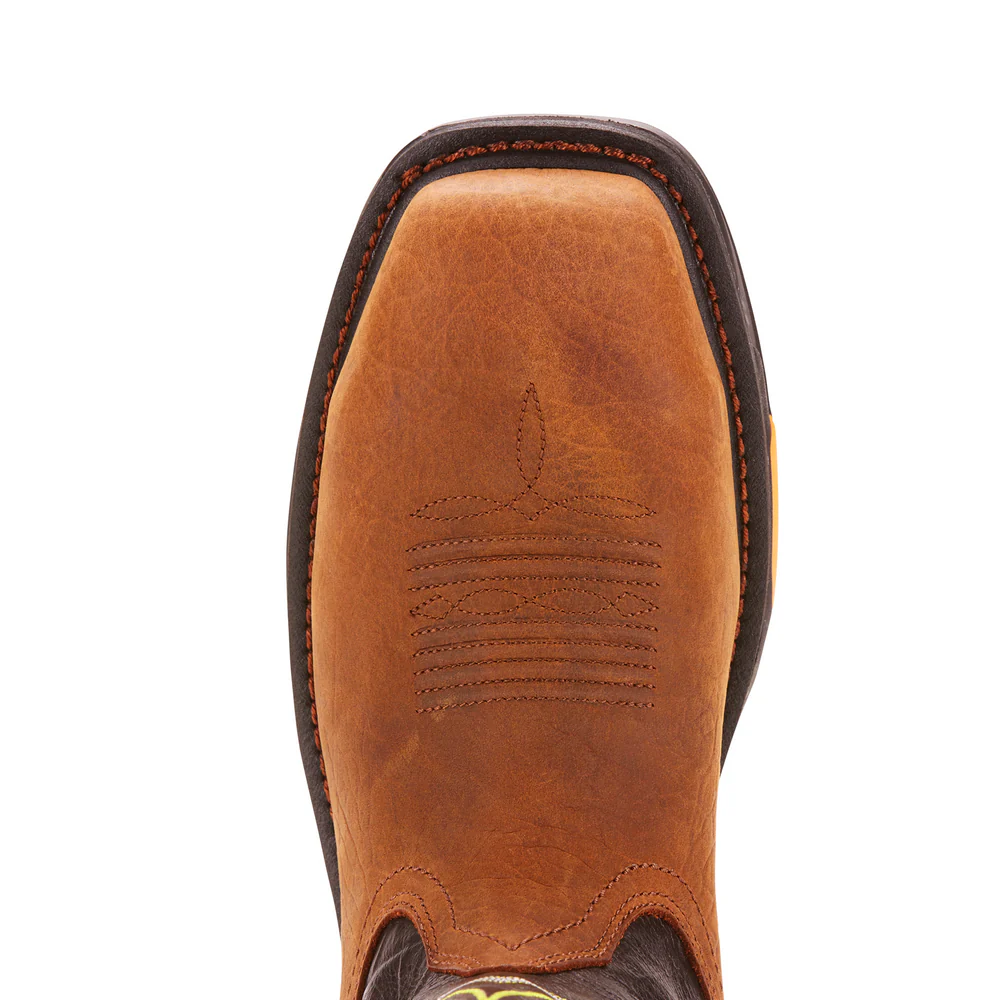 WORKHOG XT SQUARE WATERPROOF CARBON TOE BOOT - 200-Brown | Ariat 10024966 - Image 4