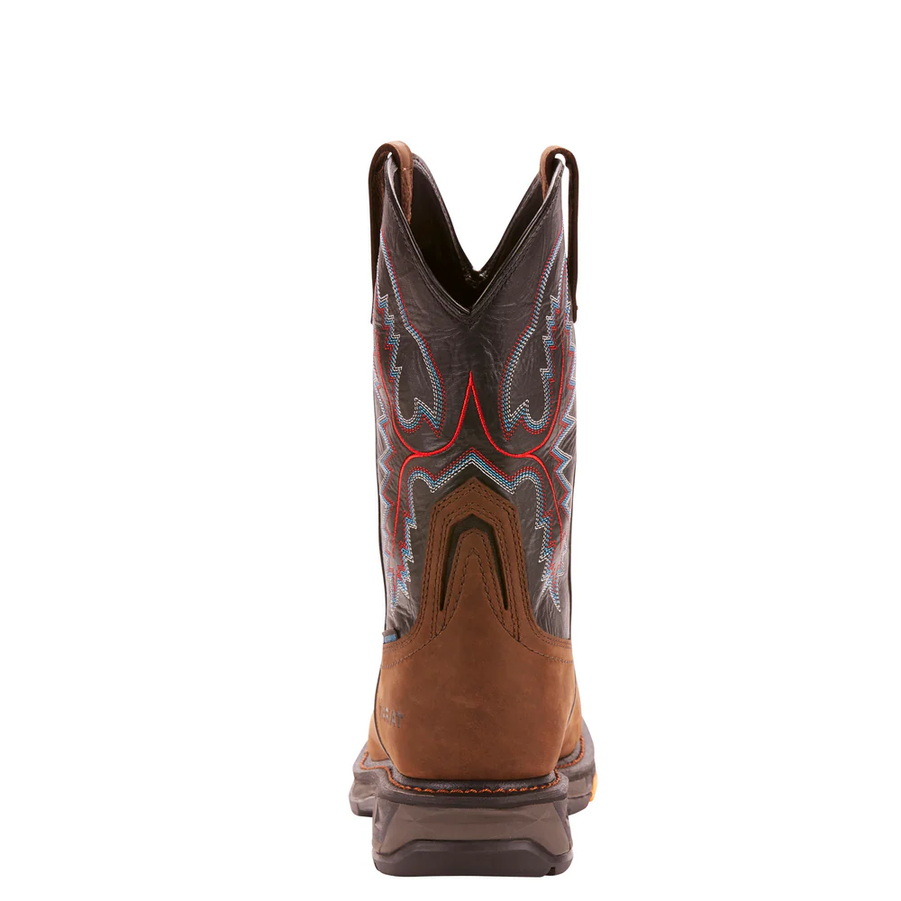 WORKHOG XT SQUARE WATERPROOF CARBON TOE WORK BOOT - 200-Brown | Ariat 10024968 - Image 3