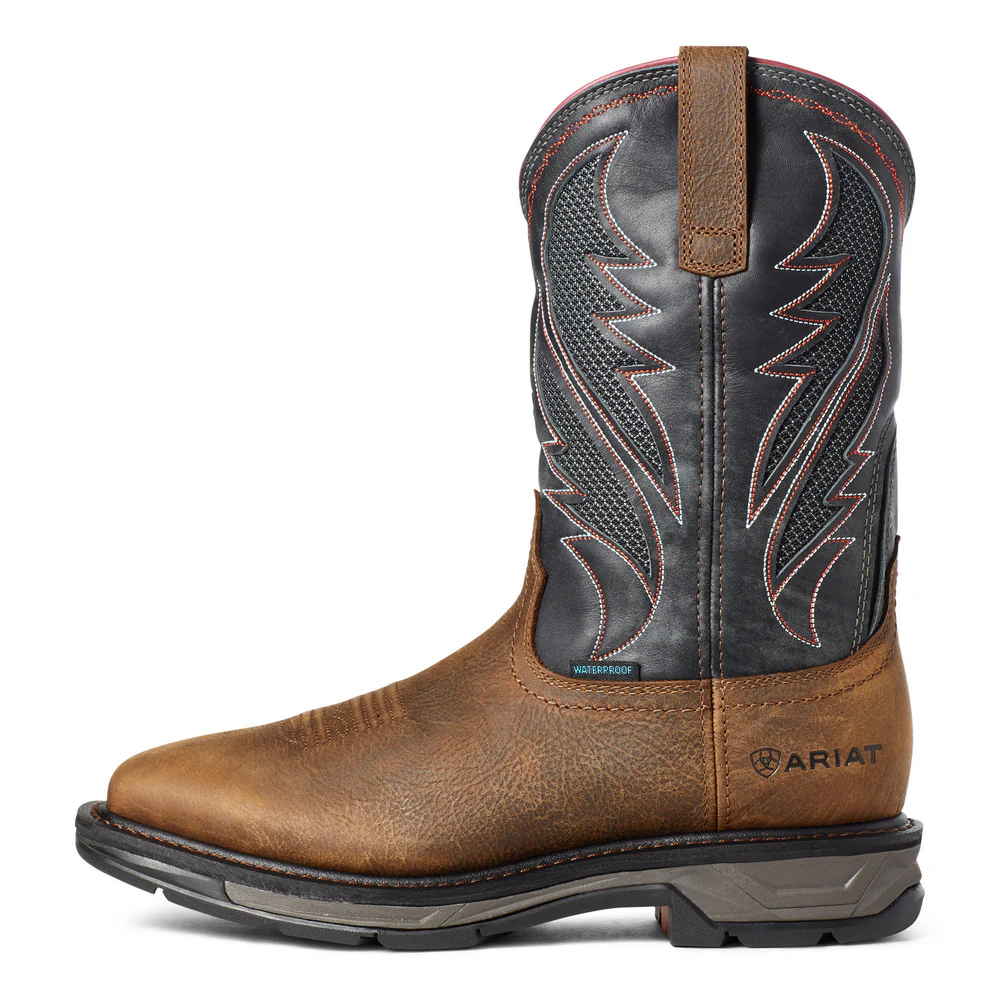 WORKHOG XT VENTTEK H2O BOOT - 200-Brown | Ariat 10035984 - Image 2